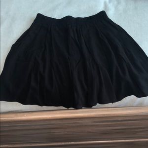 Black flowy skirt